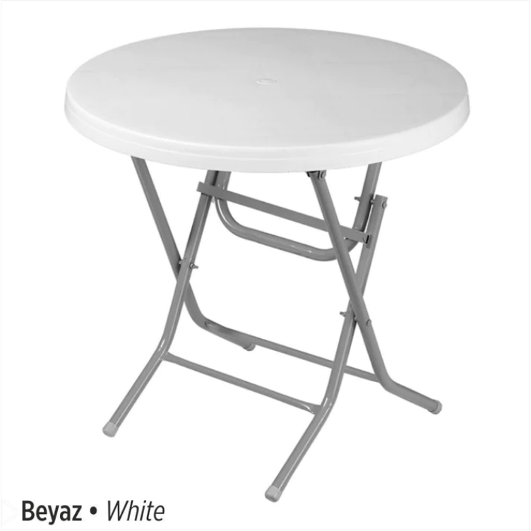 Manolya Folding Table Round 80 x 73 cm