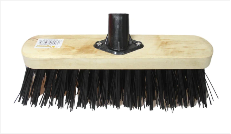 Marksman PVC Garden Sweeping Brush Assorted Colours 30cm