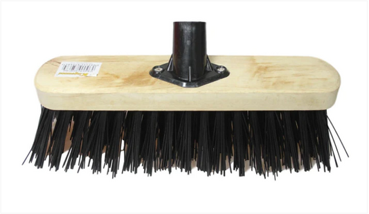 Marksman PVC Garden Sweeping Brush Assorted Colours 30cm