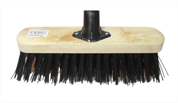 Marksman PVC Garden Sweeping Brush Black 40cm