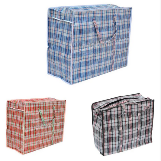 Medium Multipurpose Reusable Laundry Storage Shopping Travel Bags 50 x 50 x 10 cm Assorted Colours