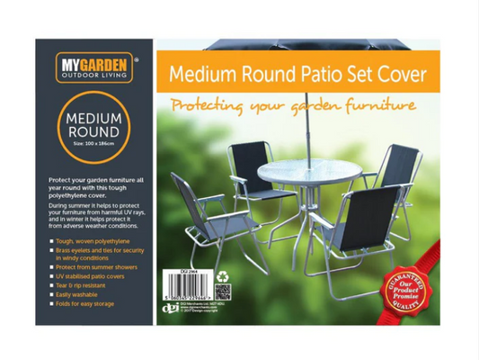 Medium Round Patio Set Cover 100cm x 186cm