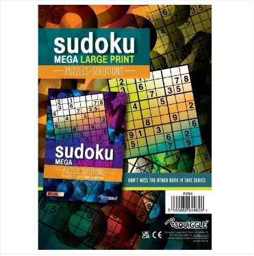 Mega Large Print Modern Sudoku Book 2 Tricky & Hard