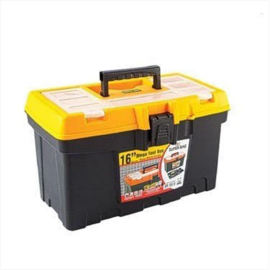 Mega Tool Box 16″/41cm With Carry Handle Diy Home