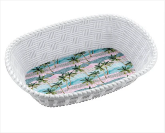 Melamine Bread Basket 30 x 21 cm Assorted Designs