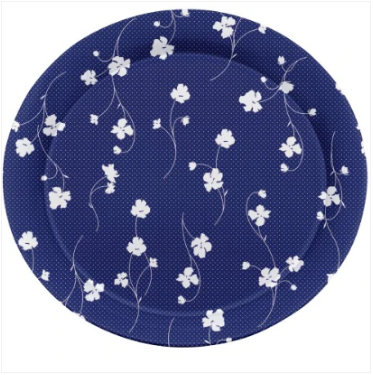 Melamine Round Serving Tray 28 cm Assorted Designs