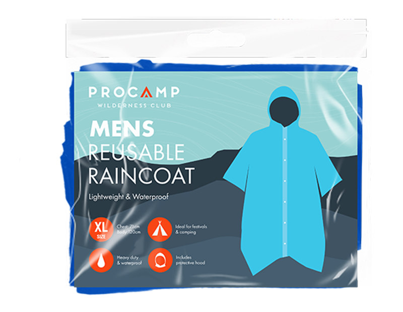 Men's Reusable Raincoat