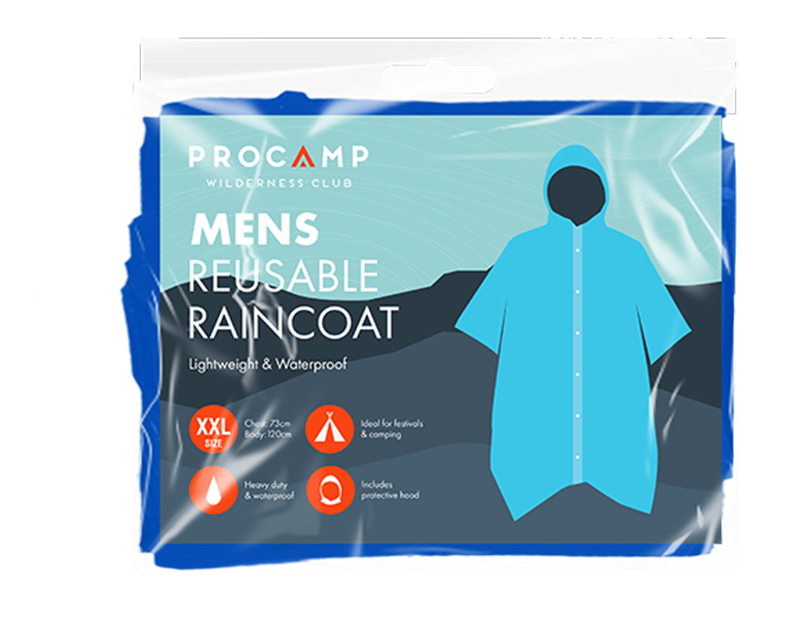 Men's Reusable Raincoat