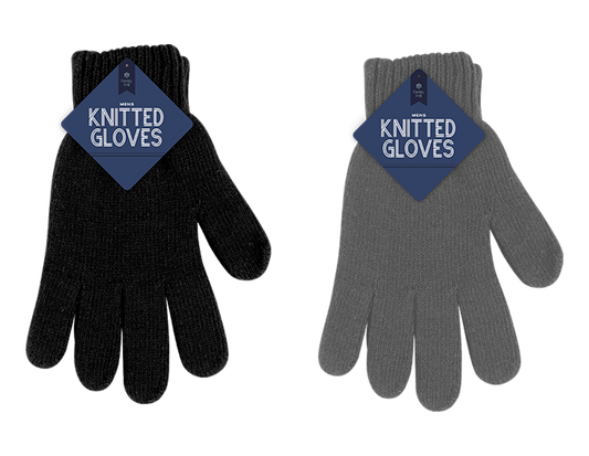 Mens Knitted Wool Gloves