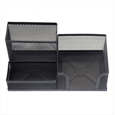 Mesh Desk Pen Pencil Stationery Holder Organiser 20 x 10 cm Assorted Colours