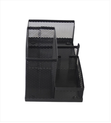 Mesh Desk Pen Pencil Stationery Holder Organiser 20 x 10 cm Assorted Colours