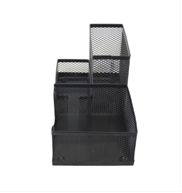Mesh Desk Pen Pencil Stationery Holder Organiser 20 x 10 cm Assorted Colours