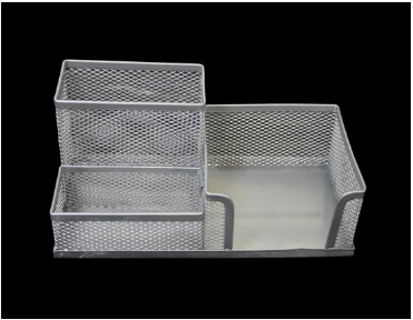 Mesh Desk Pen Pencil Stationery Holder Organiser 20 x 10 cm Assorted Colours