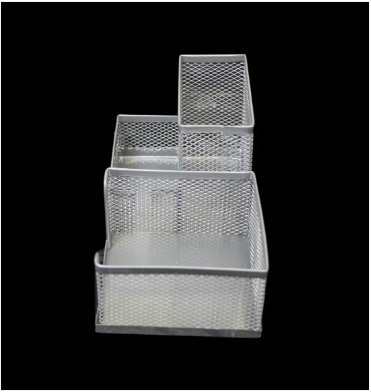 Mesh Desk Pen Pencil Stationery Holder Organiser 20 x 10 cm Assorted Colours