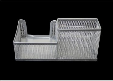 Mesh Desk Pen Pencil Stationery Holder Organiser 20 x 10 cm Assorted Colours