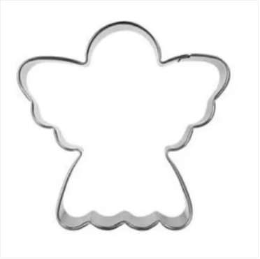 Metal Baking Cookie Cutters Moulds 6pcs Assorted Shapes