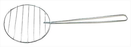 Metal Chapatti Grill with Long Handle 18 x 51 cm
