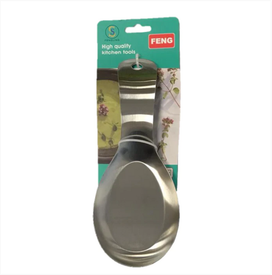 Metal Flat Kitchen Spoon Rest 20 x 8.5 cm