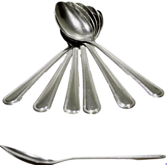 Metal Kitchen Tea Spoons 15 x 3.3 cm