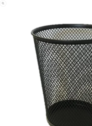 Metal Mesh Desk Office Stationary Pen Holder 8 x 13 cm