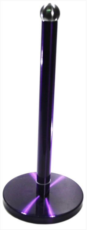 Metallic Kitchen Roll Holder & Mug Tree Amethyst