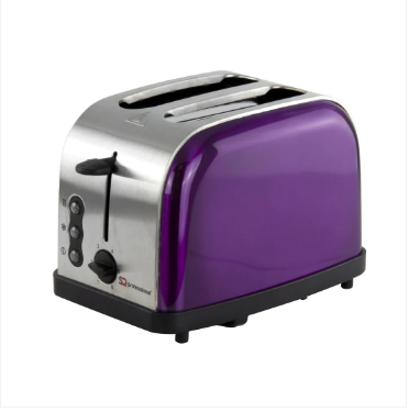 Metallic Legacy Toaster Amethyst Stainless Steel 900W Kitchen Toaster