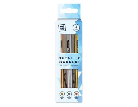 Metallic Markers 3pk