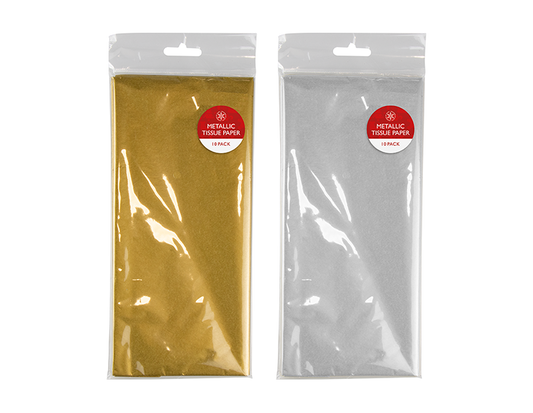 Metallic Tissue Paper 10 Sheets