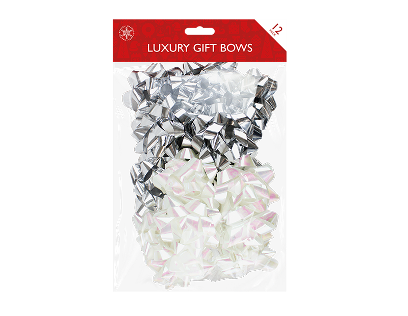 Metallic Gift Bows 12pk