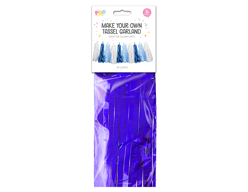 Metallic Make Your Own Tassle Garland 2M