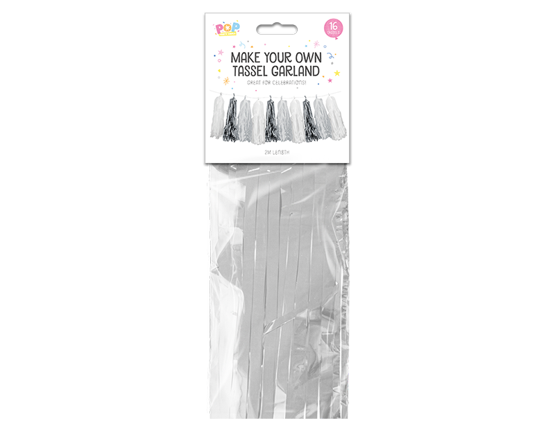 Metallic Make Your Own Tassle Garland 2M