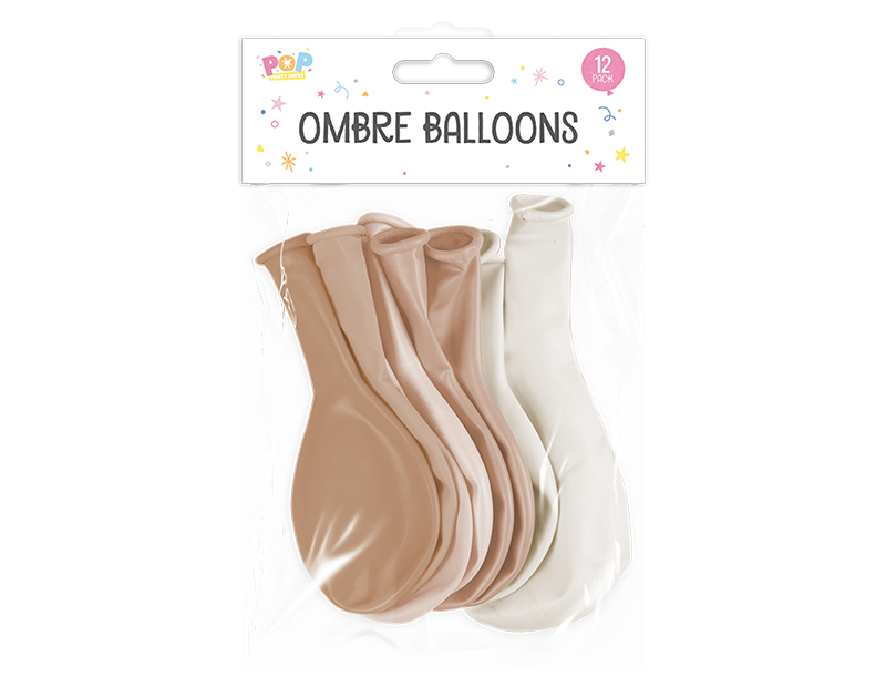 Metallic Ombre Balloons 12pk