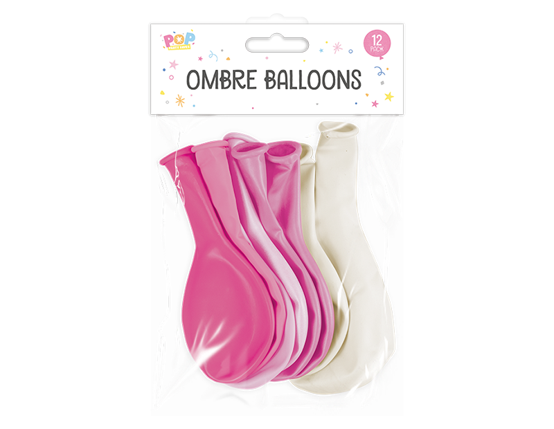 Metallic Ombre Balloons 12pk