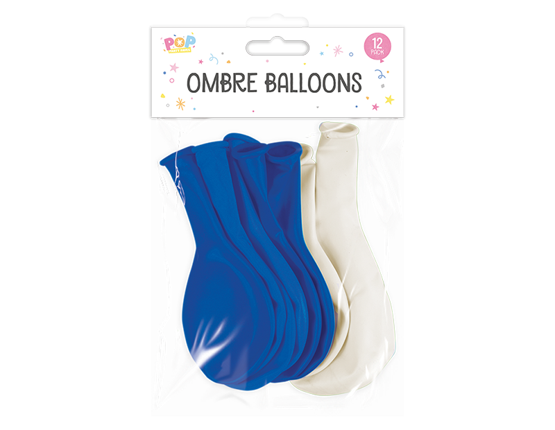Metallic Ombre Balloons 12pk