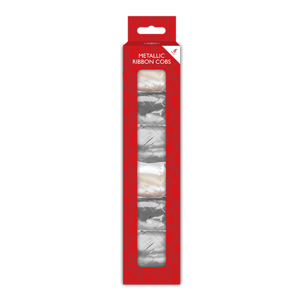 Metallic Ribbon Cobs 6pk