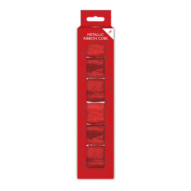 Metallic Ribbon Cobs 6pk