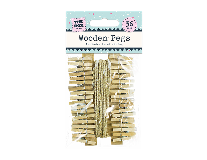Micro Pegs - 36 Pack