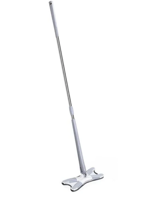 Microfibre Cleaning Long X-Crossed Flat Floor Mop 110 cm