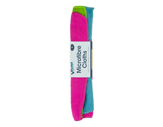Microfibre Cloths 3pk