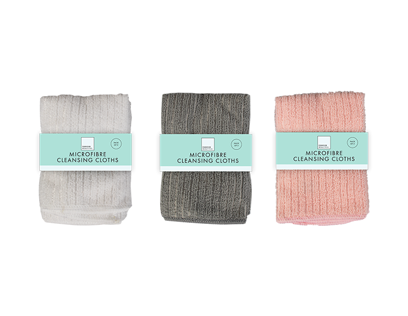 Microfibre Face Cloths - 3 Pack