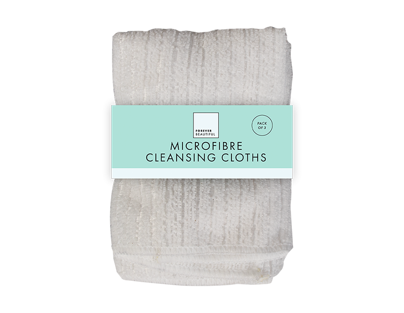 Microfibre Face Cloths - 3 Pack