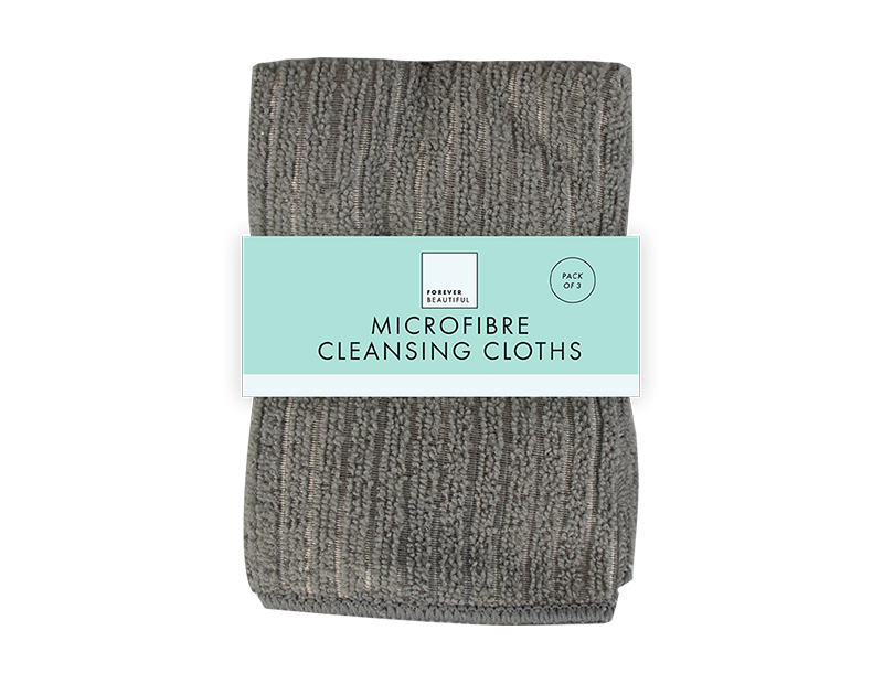 Microfibre Face Cloths - 3 Pack