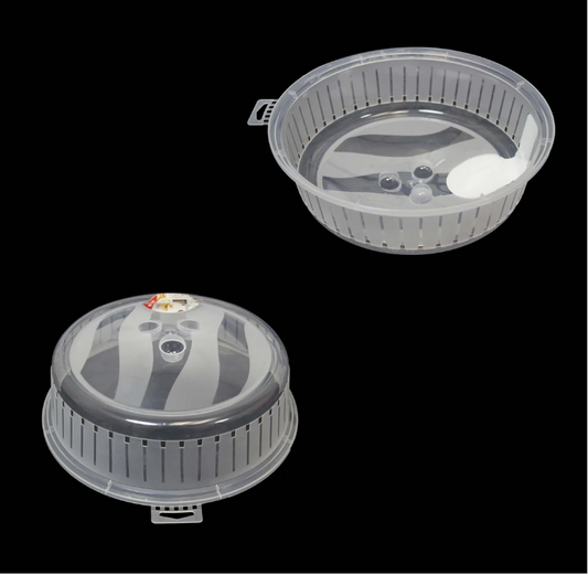 Microwave Cover Plastic Food Plate Cover Vented Clear Plate Cover 26cm