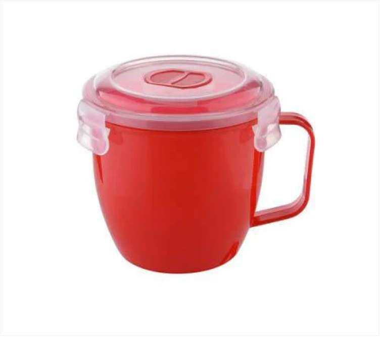Microwaveable Soup Cup With Protective Lid Liquid Soup Drinking Cup 620ml