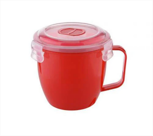 Microwaveable Soup Cup With Protective Lid Liquid Soup Drinking Cup 620ml