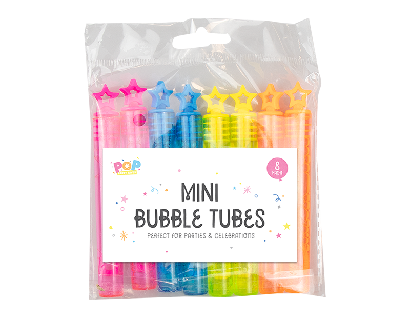 Mini Bubble Tubes - 8 Pack