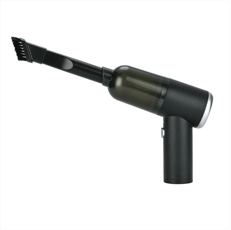 Mini Car Vehicle Cleaner Vacuum Hoover Black Gold Design