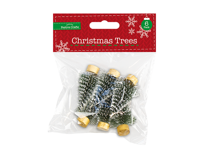 Mini Christmas Trees 6 Pack