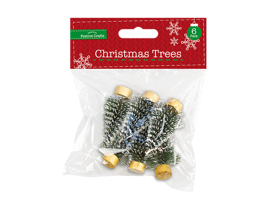 Mini Christmas Trees 6 Pack