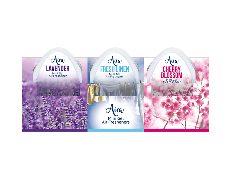 Mini Gel Air Freshener 3pk